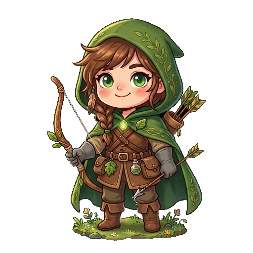 Scout carrying a bow